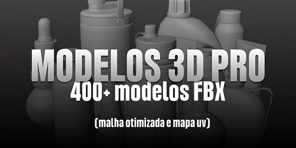 +400 Modelos 3D Prontos